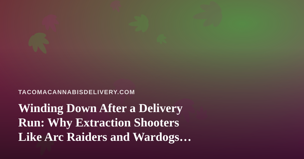 Winding Down After a Delivery Run: Why Extraction Shooters Like Arc Raiders and Wardogs Pair Perfectly With Evening Streams